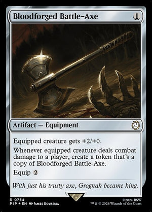 Bloodforged Battle-Axe (754) [Fallout]