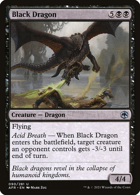 Black Dragon (90) [Adventures in the Forgotten Realms]