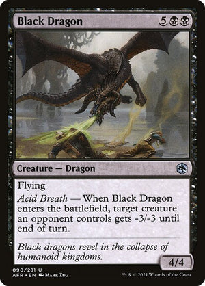 Black Dragon (90) [Adventures in the Forgotten Realms]