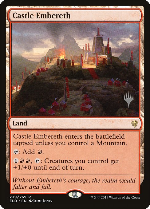 Castle Embereth (239p) [Throne of Eldraine Promos]