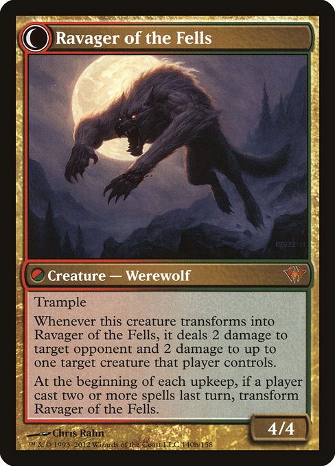 Huntmaster of the Fells // Ravager of the Fells (140) [Dark Ascension] Reverse