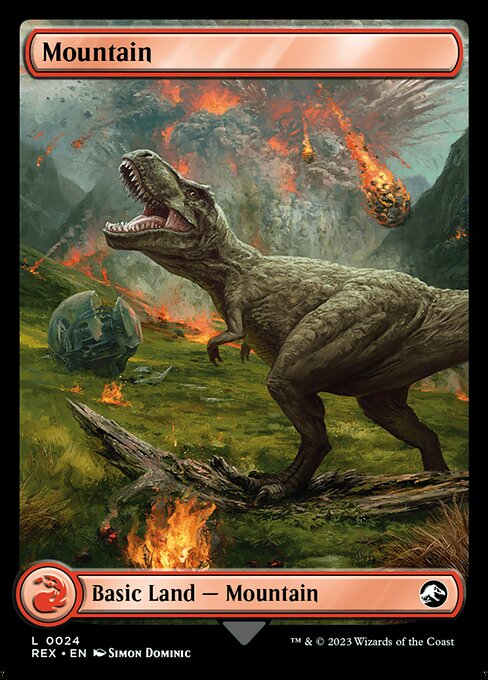Mountain // Mountain (24) [Jurassic World Collection] Reverse