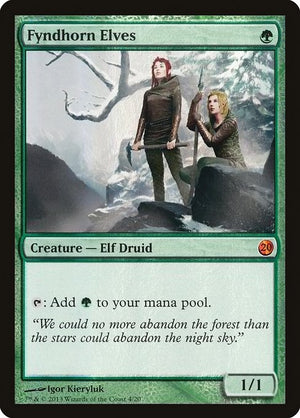 Fyndhorn Elves (4) [From the Vault: Twenty]