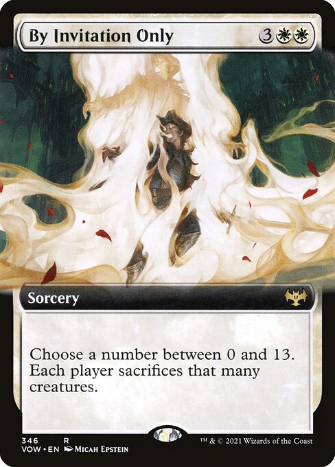 By Invitation Only (346) [Innistrad: Crimson Vow] [Extended Art]