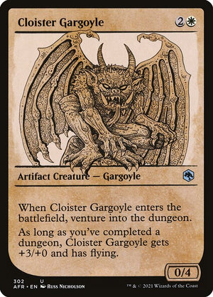 Cloister Gargoyle (302) [Adventures in the Forgotten Realms] [Showcase]