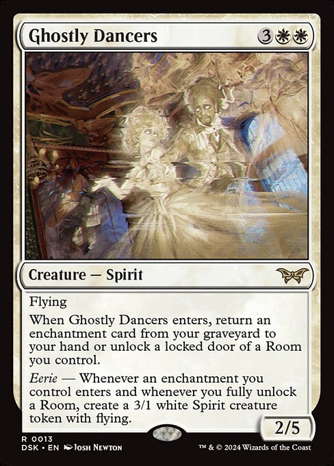Ghostly Dancers (13) [Duskmourn: House of Horror]