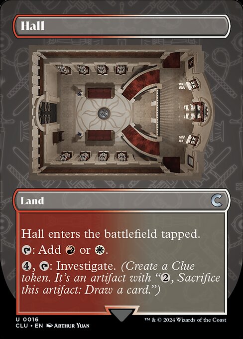 Hall (16) [Ravnica: Clue Edition] [Borderless]