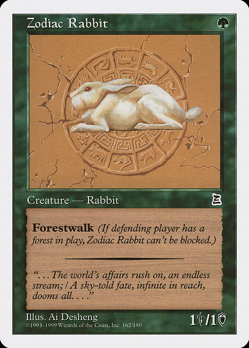 Zodiac Rabbit (162) [Portal Three Kingdoms]