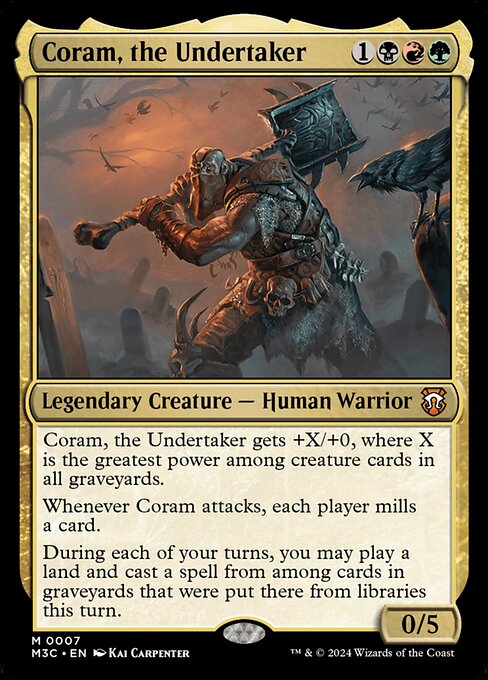 Coram, the Undertaker (7) [Modern Horizons 3 Commander]