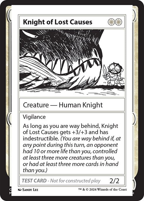 Knight of Lost Causes (999-KOLC) [Mystery Booster 2]