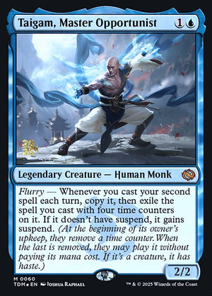 Taigam, Master Opportunist (60s) [Tarkir: Dragonstorm Promos]