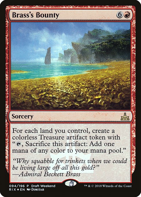 Brass's Bounty (94) [Rivals of Ixalan Promos]