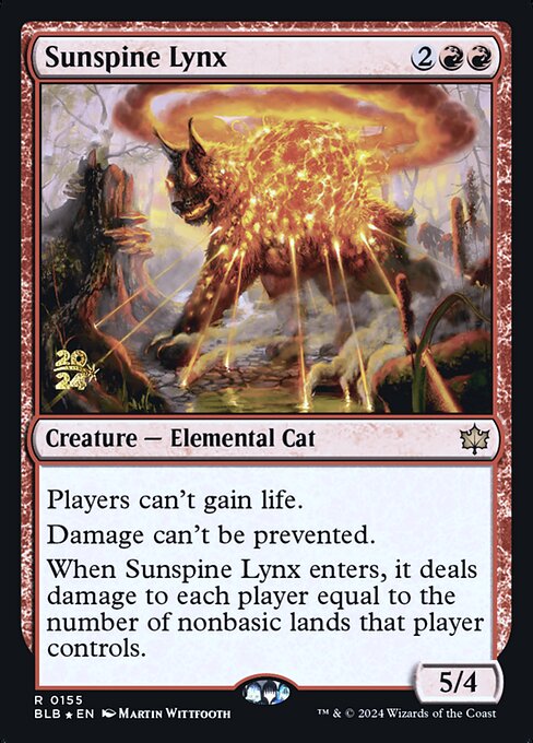 Sunspine Lynx (155s) [Bloomburrow Promos]