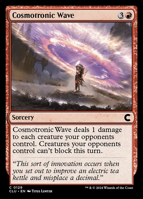 Cosmotronic Wave (129) [Ravnica: Clue Edition]