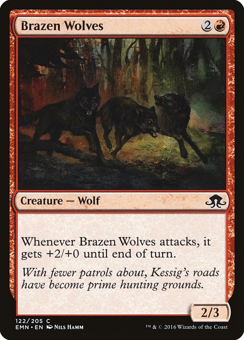 Brazen Wolves (122) [Eldritch Moon]
