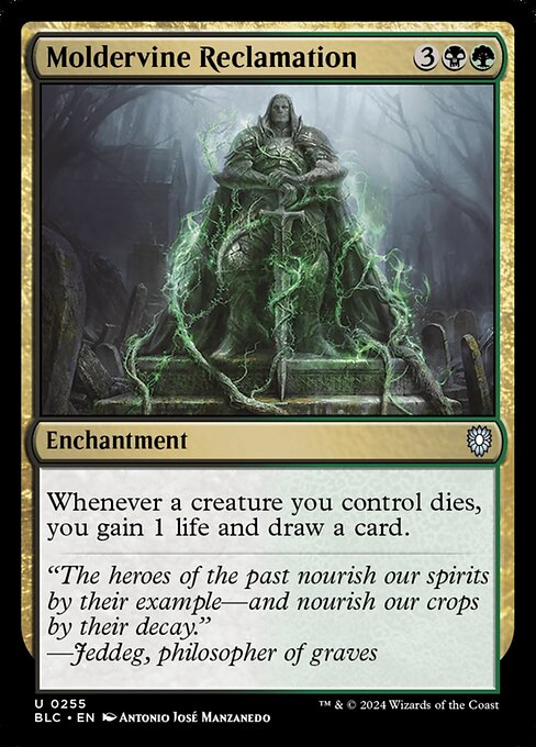 Moldervine Reclamation (255) [Bloomburrow Commander]