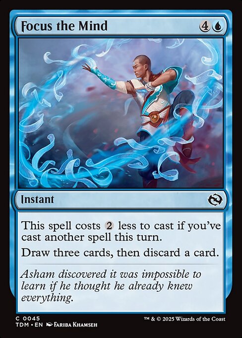 Focus the Mind (45) [Tarkir: Dragonstorm]
