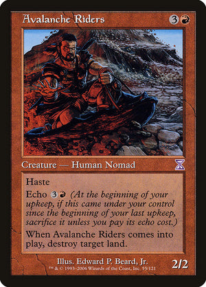 Avalanche Riders (55) [Time Spiral Timeshifted]