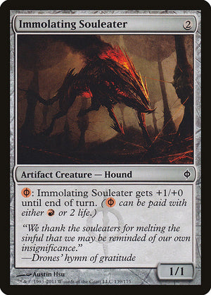Immolating Souleater (139) [New Phyrexia]