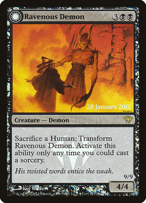 Ravenous Demon // Archdemon of Greed (71★) [Dark Ascension Promos]