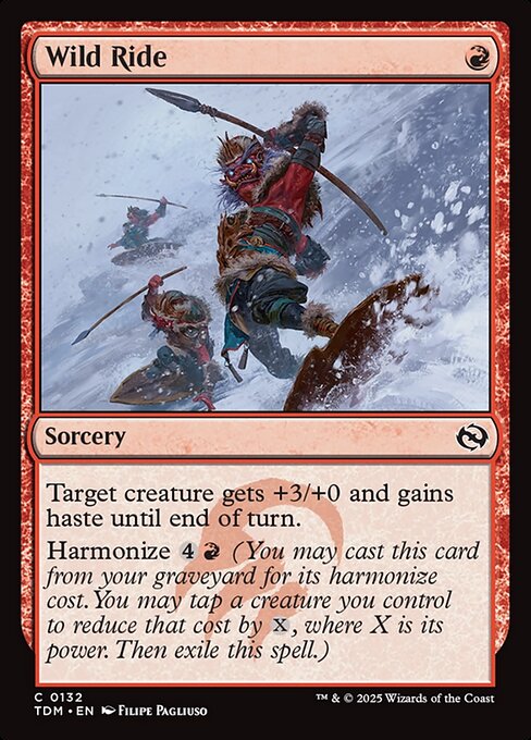 Wild Ride (132) [Tarkir: Dragonstorm]