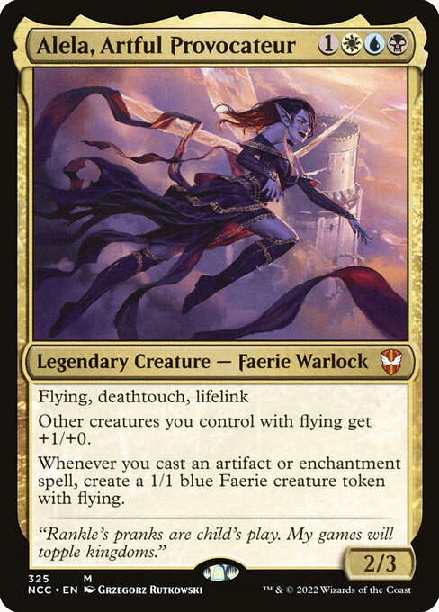 Alela, Artful Provocateur (325) [New Capenna Commander]