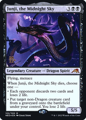 Junji, the Midnight Sky (102s) [Kamigawa: Neon Dynasty Promos]