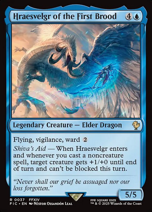 Hraesvelgr of the First Brood (37) [Final Fantasy Commander]