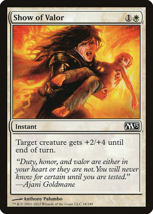 Show of Valor (34) [Magic 2013]