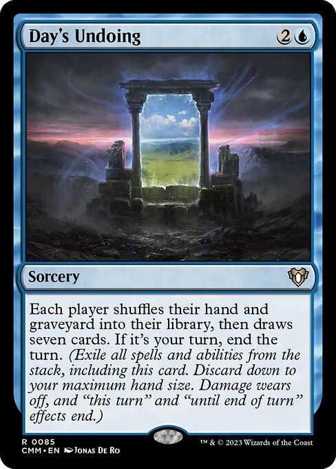 Day's Undoing (85) [Commander Masters]