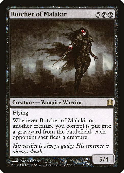 Butcher of Malakir (75) [Commander 2011]