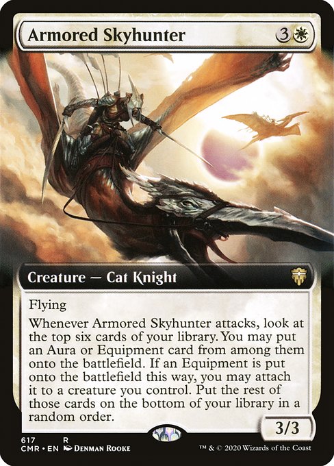 Armored Skyhunter (617) [Commander Legends] [Extended Art]