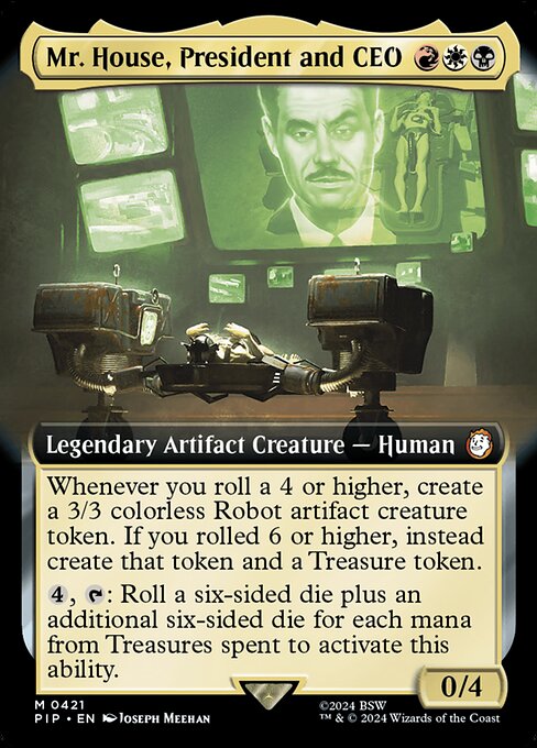 Mr. House, President and CEO (421) [Fallout] [Extended Art]