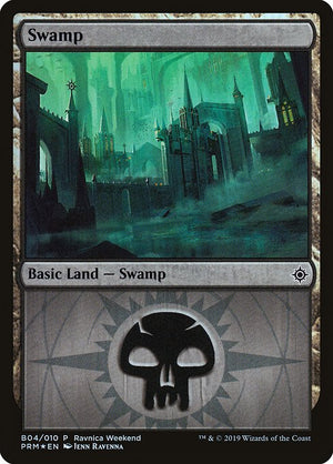 Swamp (B04) [RNA Ravnica Weekend]