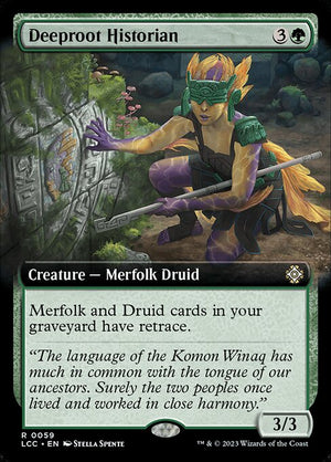 Deeproot Historian (59) [The Lost Caverns of Ixalan Commander] [Extended Art]