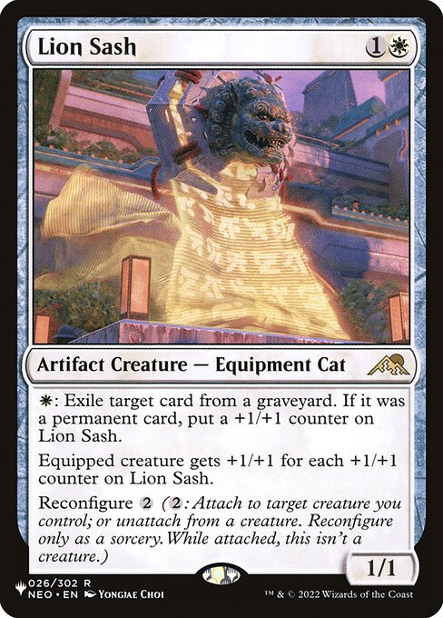 Lion Sash (NEO-26) [The List]