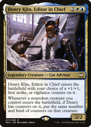 Denry Klin, Editor in Chief (71) [New Capenna Commander]