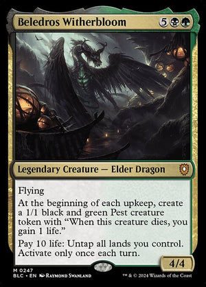 Beledros Witherbloom (247) [Bloomburrow Commander]