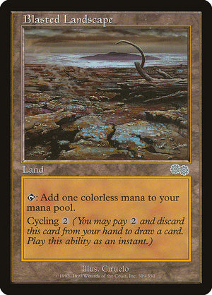 Blasted Landscape (319) [Urza's Saga]