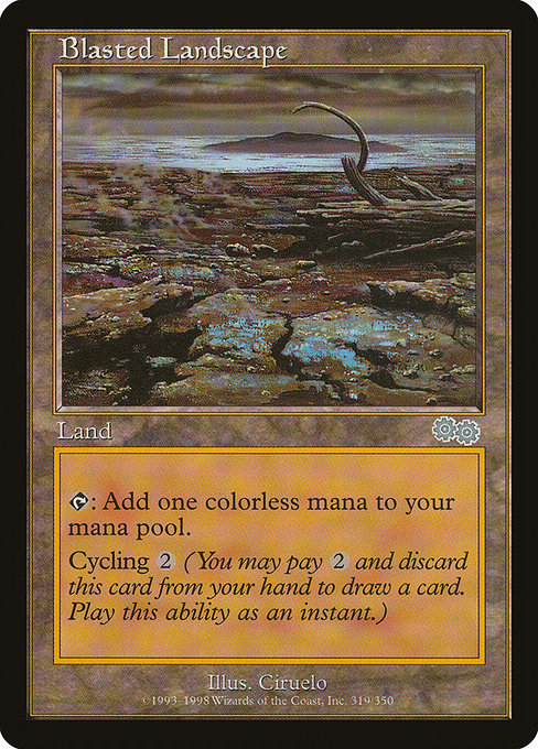 Blasted Landscape (319) [Urza's Saga]