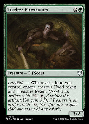 Tireless Provisioner (243) [Bloomburrow Commander]