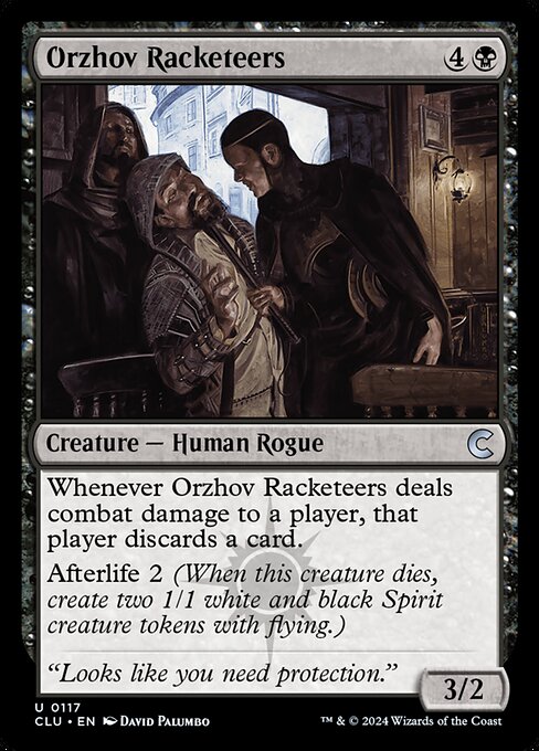 Orzhov Racketeers (117) [Ravnica: Clue Edition]