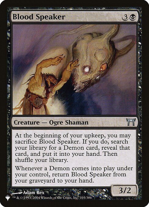 Blood Speaker (CHK-103) [The List]