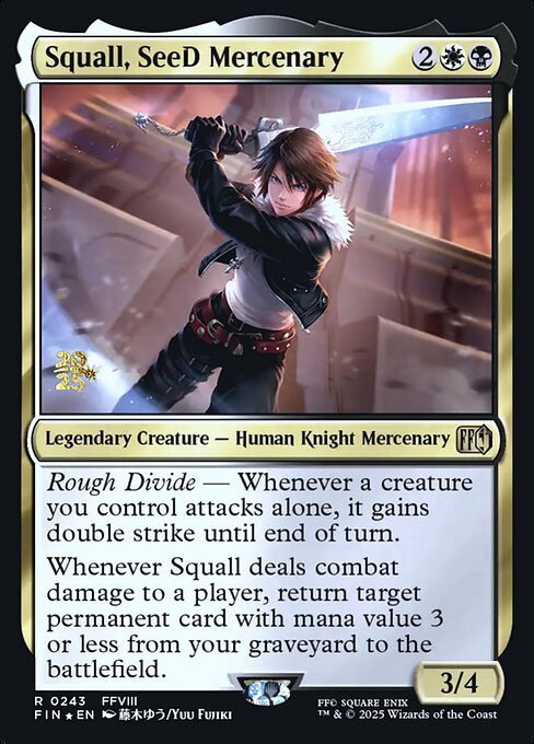 Squall, SeeD Mercenary (243s) [Final Fantasy Promos]