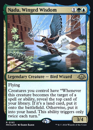 Nadu, Winged Wisdom (193s) [Modern Horizons 3 Promos]