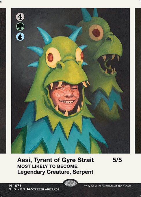 Aesi, Tyrant of Gyre Strait // Aesi, Tyrant of Gyre Strait (1873) [Secret Lair Drop]