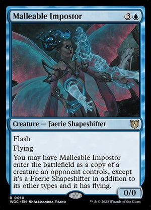 Malleable Impostor (10) [Wilds of Eldraine Commander]