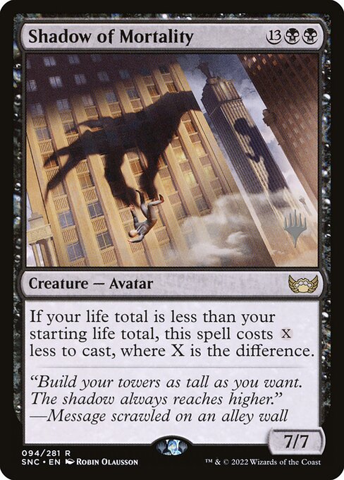 Shadow of Mortality (94p) [Streets of New Capenna Promos]