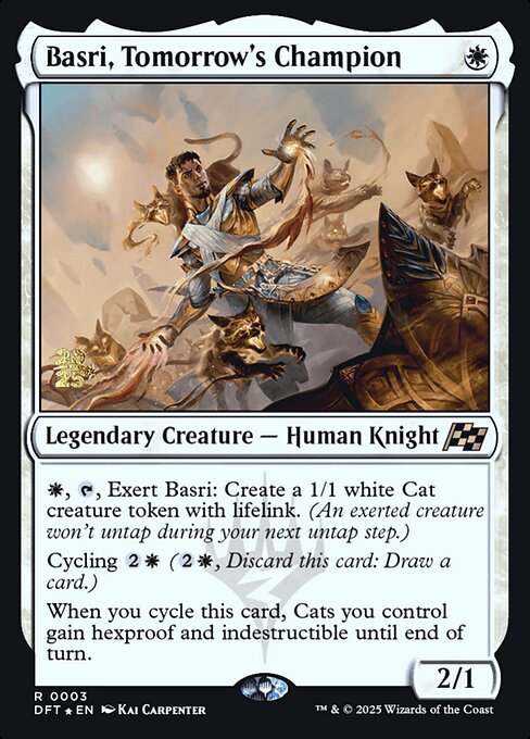 Basri, Tomorrow's Champion (3s) [Aetherdrift Promos]