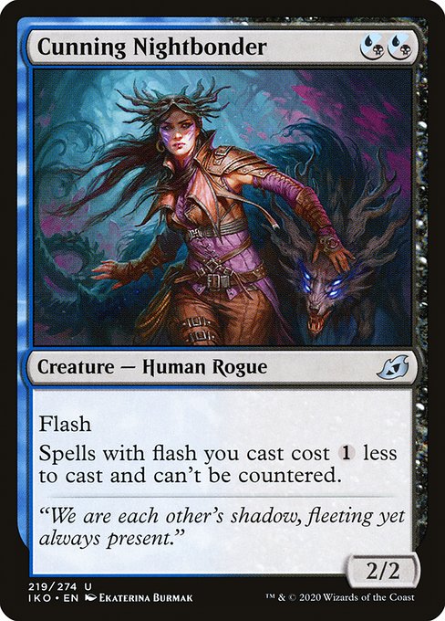 Cunning Nightbonder (219) [Ikoria: Lair of Behemoths]